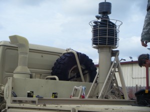Will-Burt’s Stiletto mast tilt system is ideal for applications where nested height and rapid deployment are critical factors. The robust design enables rapid tilting and locking of the mast. The low height of the Stiletto Tilt makes it the ideal solution to overcome fixed and rotary aircraft interior height limitations (e.g. C-130), or in situations requiring a low center of gravity or concealment of the mast payload.