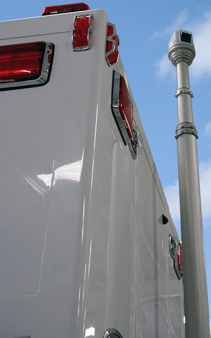 Protection of property and personnel has become extremely important in these uncertain times. Advances in video and recording technology have made it possible to provide constant surveillance and security to ensure that all assets can be monitored from a single location. This same technology can be used to record events at incident scenes providing impartial witness and irrefutable testimony regarding the actions of personnel and bystanders. Will-Burt has created video and recording packages specifically designed to meet your requirements and budget. Each solution is tested and proven to deliver the performance needed to achieve your critical objectives. From basic fixed cameras to advanced pan, tilt and 36x optical zoom models with IP 69 waterproof ratings, Will-Burt offers video surveillance towers and products that will fit your needs. Event recording is made possible by two DVR options, both 4 channel capable – processing signals from
