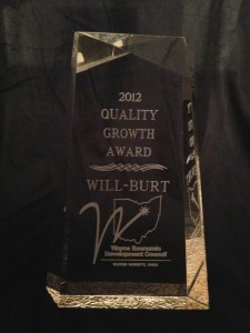 Will-Burt is recognized for demonstrating its commitment to the local economy by enhancing Wayne Countys economic future, quality of life and quality growth