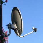 Satelite TV Dish mounted on Ranger.