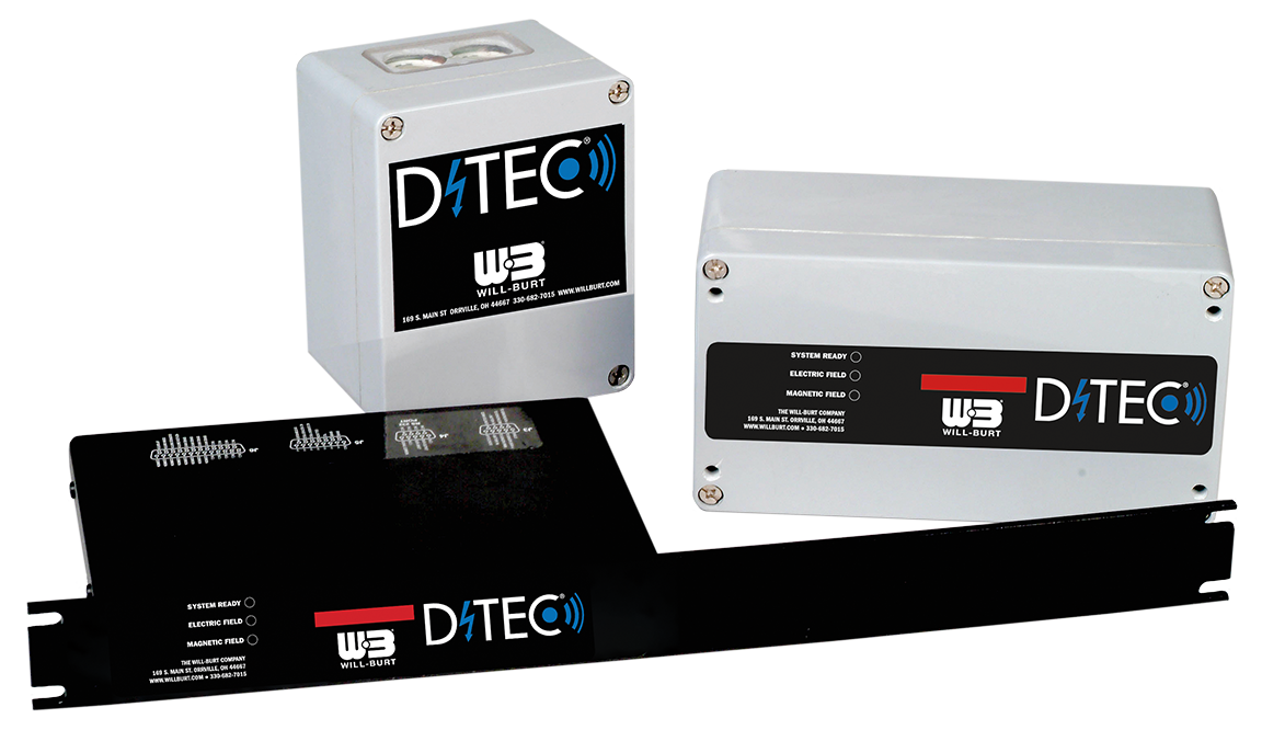 The D-TEC II® safety unit provides overhead power line and obstacle detection and above-the-mast illumination. The built-in anti-collision system automatically stops mast extension, providing added protection from overhead hazards for the operator and equipment. The D-TEC II® safety system is available on vertical telescoping masts.