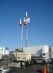 Telescoping masts serve as the all-important elevation solution for cellular antennas deployed via a temporary platform. The optimal height of 18 meters provides clearance for most obstructions and is the most common height in use.