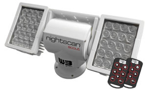 Night Scan Scout floods your rescue scene with powerful LED light that lets you get the job done quickly and safely. Scout delivers the flexibility to be mounted almost anywhere on your mobile platform; roof, roll-bar, crane, boom, nearly any solid surface. Scout is a 12 volt system powered directly from your vehicle, no need for an expensive generator. Two long range wireless remote controls are provided with every light system. Night Scan Scout is an essential tool for nighttime operations.