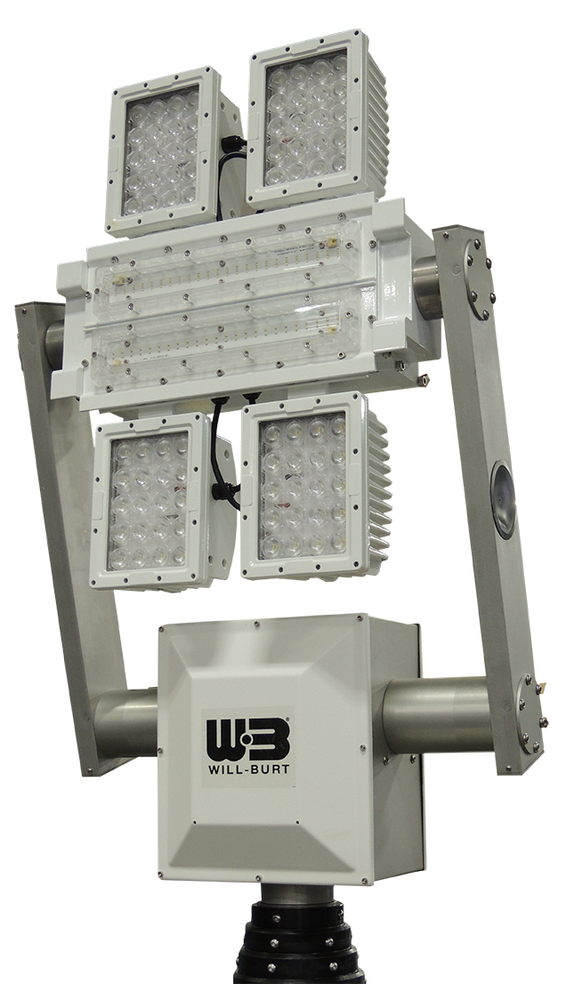 The Night Scan Profiler Light Fixture is a space-saving, scene lighting, roof-mounted unit in widths from 15 to 21 inches wide enabling installation on new or existing Emergency Services vehicles with limited available mounting space.