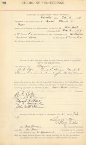 Original Incorporation Document