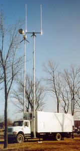 Available in both Heavy Duty and Super Heavy Duty models, these masts offer a light weight elevation solution with a high payload capacity. These vehicle or trailer mounted telescoping masts feature locking collars that allow the mast to remain extended indefinitely without air pressure. Full-length keyways maintain directional azimuth and provide precise pointing accuracy. Standard models are available in heights from 30 ft. / 8.9 m to 134 ft. / 40.8 m with payload capabilities up to 450 lbs. / 205 kg.