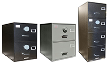Class 5 security filing cabinets are GSA-approved for the storage of classified information. They provide protection for 30 man-minutes against covert entry.  Browse through our Class 5 Photo Gallery