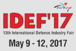 IDEF 2017 will be held in Istanbul, the center of history, culture, industry and trade at the cross-roads of Europe and Asia continents on May 09 – 12, 2017. The Fair will lead to official negotiations and signing ceremonies to be attended by delegations, company representatives and visitors from all over the world.
