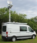 Today’s ENG vehicles such as the Ford Transit and Nissan NV, require a high performance telescopic mast with a lower nested height in order to meet highway height restrictions.