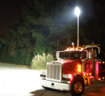 The Will-Burt Night Scan Powerlite HDT (Heavy Duty Towing) is a roof-mounted, fold-down light tower which requires no interior vehicle space. The dual banks of lights can provide 360° of towing recovery scene illumination by pointing in opposite directions. All tower and light functions are operated by an easy-to-use remote control. The Night Scan Powerlite HDT (Heavy Duty Towing) fits perfectly on a standard storage box of a heavy wrecker and is ideal for scene illumination throughout adverse towing conditions. This model is available with optional cameras and DVRs to record activity at the recovery scene for billing and insurance purposes