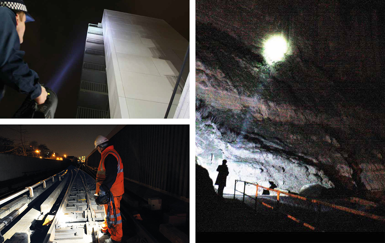 The Panther XHP-X with 1,800 lumens is the perfect searchlight for Police and Emergency Services