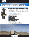 Will-Burt’s patented Remote Locking System for pneumatic masts allows an operator to lock and unlock the mast from an assured distance. No manual interaction is required to raise or lower the mast. Operation of the system is intuitive, requiring less training and reducing the risk of operator error.